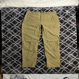 REI Co-op Cargo Hiking Pants Men's 34x34 Lightweight Nylon Snap Roll Up Legs